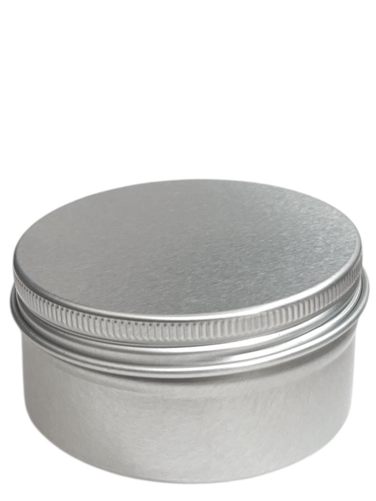 LATINHA METAL C/TAMPA 95ML PRATA