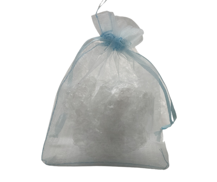 SAQUINHO DE ORGANZA AZUL 9X12 C/10 UN.