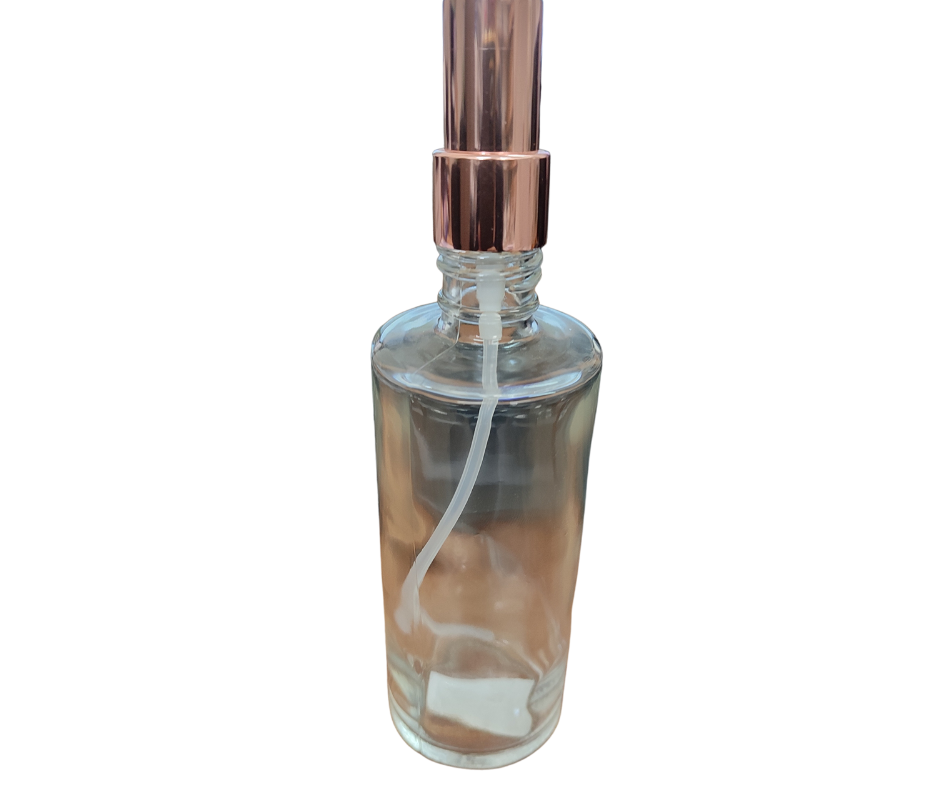 VIDRO LAQUE 120ML COM VÁLVULA SPRAY LUXO ROSÉ