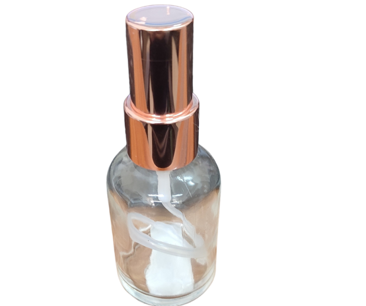 VIDRO TARO 30ML COM VÁLVULA SPRAY LUXO ROSÉ