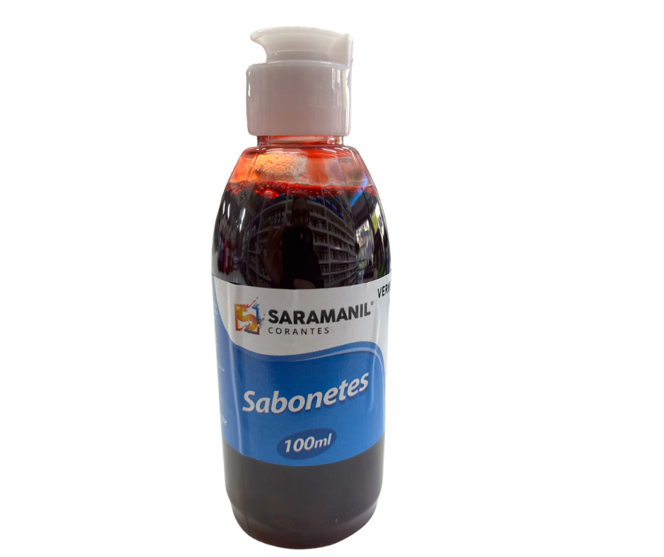 CORANTE P/SABONETE VERMELHO MORANGO 100ML