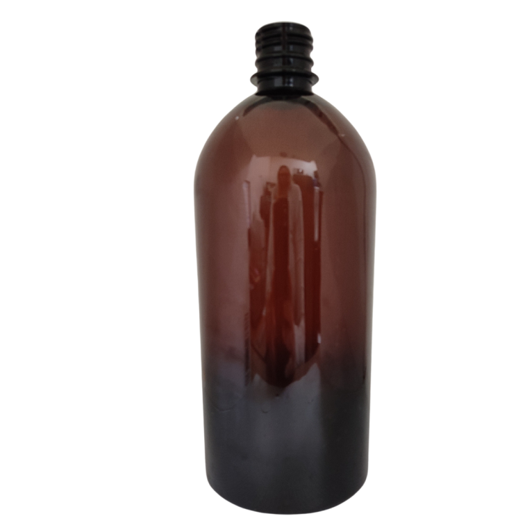 FRASCO PET 1L ÂMBAR FOGUETE
