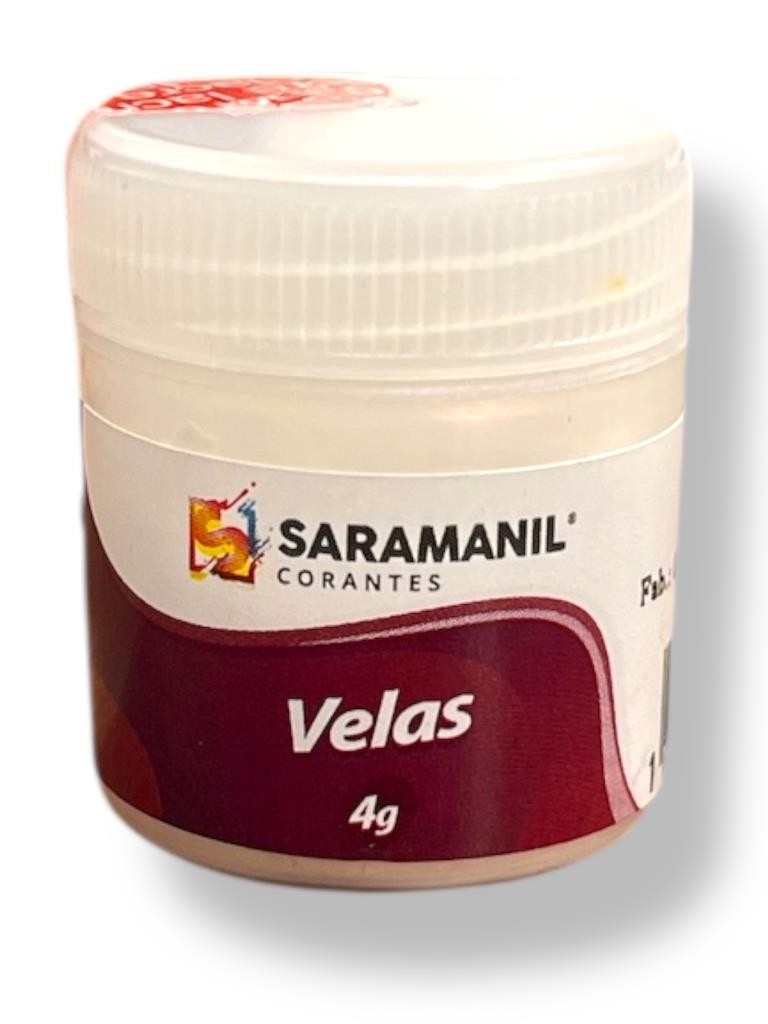 CORANTE PÓ P/VELA ROSA BRANCO PEROLADO 4G