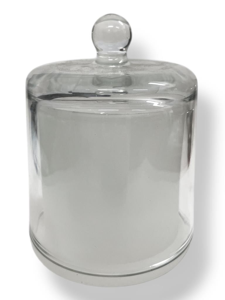 CÚPULA DE VIDRO FOSCO 210ML P/VELA