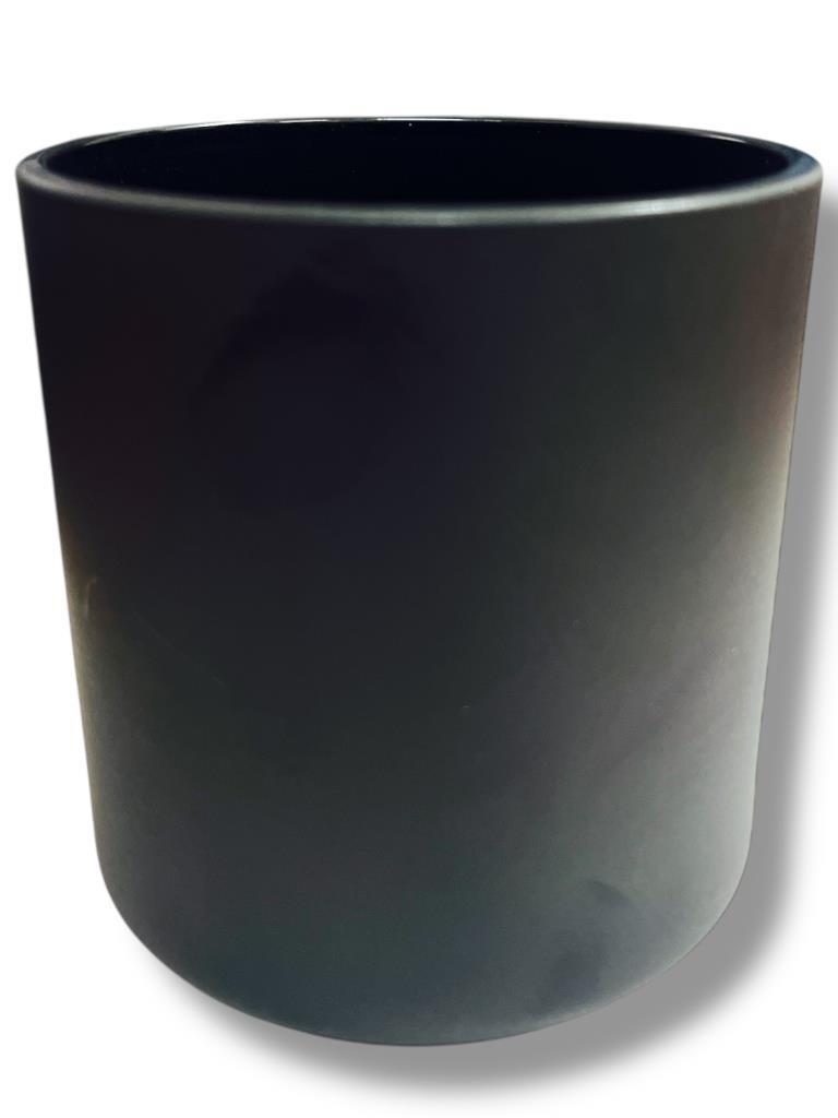 COPO DE VIDRO 265ML/200GRS PRETO FOSCO