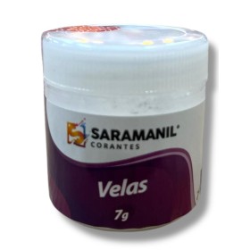 CORANTE EM PÓ P/VELA  BRANCO 7G