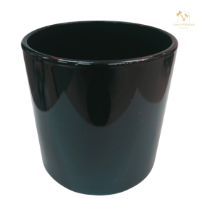 COPO DE VIDRO PRETO BRILHO 265ML