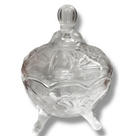 BOMBONIERI DE VIDRO 12,6X9 CM