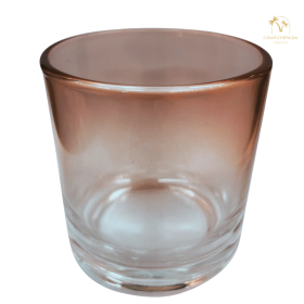 COPO PARA VELA 265ML ROSÊ DEGRADÊ