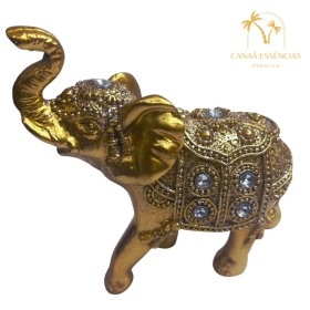 ENFEITE EM RESINA ELEFANTE.