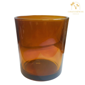 COPO PARA VELA 420ML ÂMBAR