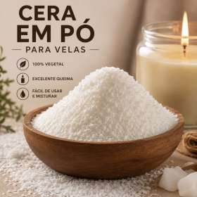 CERA EM PÓ VEGETAL 500G (SOLVEN)