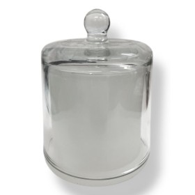 CÚPULA DE VIDRO FOSCO 210ML P/VELA
