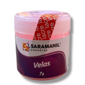 CORANTE EM PÓ P/ VELA ROSA BEBÊ 7G