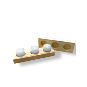 SUPORTE VELA TRIO 40MM