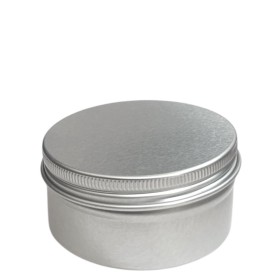 LATINHA METAL C/TAMPA 95ML PRATA