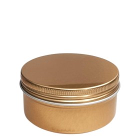 LATINHA METAL C/TAMPA DOURADA 120G