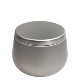 LATINHA METAL C/TAMPA PRATA 120G