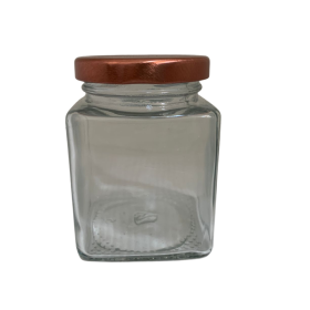 POTE VIDRO COM TAMPA ROSÊ 180ML