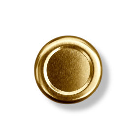 TAMPA METAL DOURADA 38MM