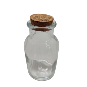 POTE VIDRO SAIS BUTIJA P COM ROLHA 80ML