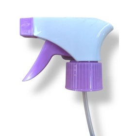 VÁLVULA GATILHO BRANCA/LILÁS 28/410