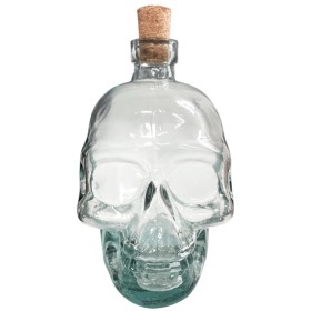 VIDRO CAVEIRA 750ML COM ROLHA