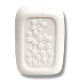 SABONETE RETÂNGULO FLORAL