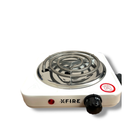 FOGÃO ELÉTRICO 1 BOCA 110V/BRANCO/INOX