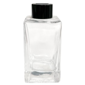 VIDRO SQUARE 150ML C/TP PRETA