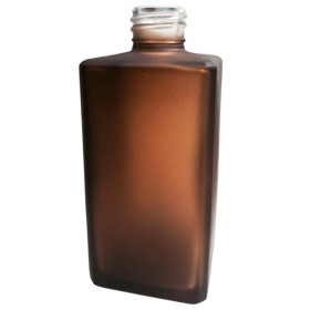 VIDRO SQUARE 250ML ÂMBAR FOSCO