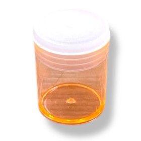 POTE ACRÍLICO LARANJA 05G C/100 UNIDADES