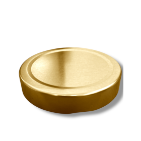 TAMPA METAL DOURADA 70MM