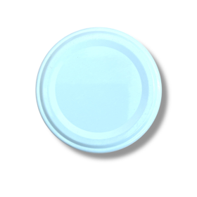 TAMPA METAL BRANCA 74MM