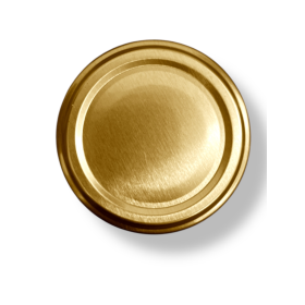 TAMPA METAL DOURADA 58MM