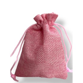 SAQUINHO DE JUTA ROSA 08X12