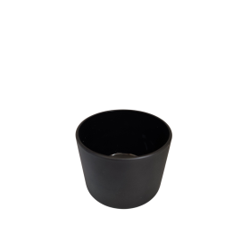 COPO DE VIDRO NADIR PRETO FOSCO 155ML