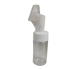 FRASCO TRANSPARENTE  SKIN CARE 100ML COM ESCOVA SILICONE