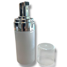 FRASCO MOUSSE 100ML COM VÁLVULA PRATA