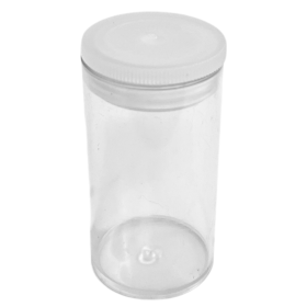 POTE ACRÍLICO 23G TRANSPARENTE C/200 UNIDADES