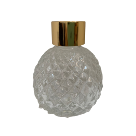 VIDRO BICO DE JACA COM TAMPA DOURADA 120 ML