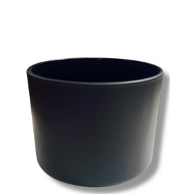 COPO DE VIDRO PRETO FOSCO 120ML