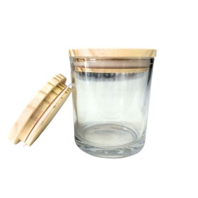 COPO DE VIDRO 220ML C/TAMPA HERMÉTICA