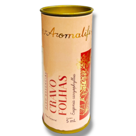 ÓLEO ESSENCIAL CRAVO FOLHAS 5ML