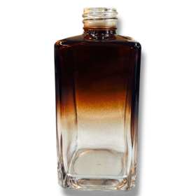 VIDRO SQUARE MARROM DEGRADÊ 250ML