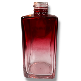 VIDRO SQUARE VERMELHO DEGRADÊ 250ML