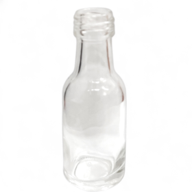 VIDRO GARRAFINHA CILINDRICA 20ML