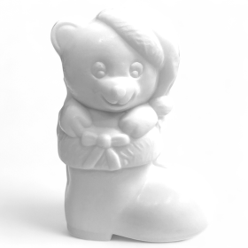 SABONETE URSO NA BOTA BRANCO