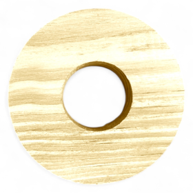 TAMPA MADEIRA C/FURO GRANDE 8X8X2 CM