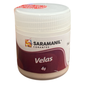 CORANTE EM PÓ P/VELA PRATA CINTILANTE 4G